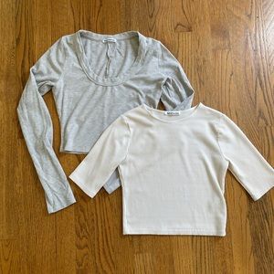 Reformation Bundle: Everet Knit Top & Paige Knit Top